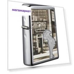 Бензиновая зажигалка Zippo Windy Girl 28538 High Polish Chrome
