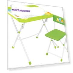 Комплект детской складной мебели 3-в-1 Nika Наши детки С медвежонком, стол-парта-мольберт