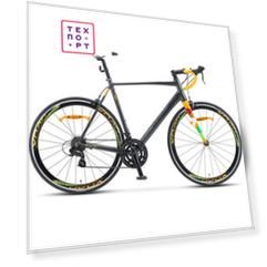 Велосипед Stels XT280 28'' V010 23'' Серый/жёлтый