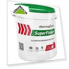 Шпаклёвка готовая финишная Danogips SuperFinish 18.1 кг