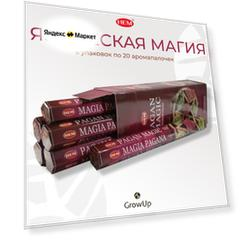 Набор HEM Языческая магия - 6 упаковок по 20 шт - ароматические благовония, палочки, Pagan Magic - Hexa ХЕМ