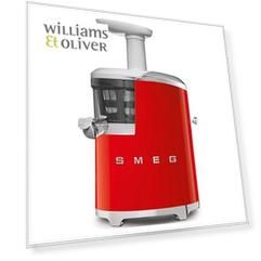 Соковыжималка шнековая Smeg, красный, SJF01RDEU