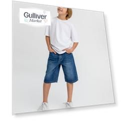 Шорты джинсовые синие для мальчика Button Blue