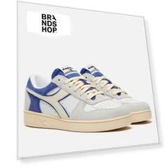 Кроссовки Diadora Magic Basket Low Suede Leather, цвет белый, размер 38 EU