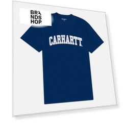 Мужская футболка Carhartt WIP University, цвет синий, размер M