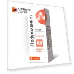 NEOTERICA Нефроланвет Паста для поддержания функции почек кошек и собак, 75 гр.