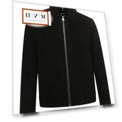 Бомбер из нубука BOSS