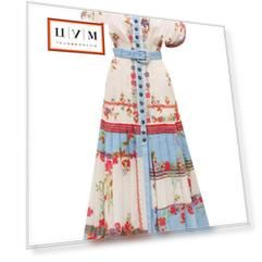 Льняное платье Saloni