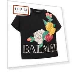 Хлопковая футболка Balmain