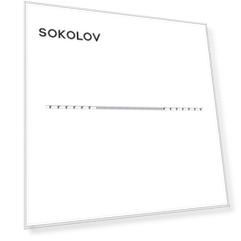 Браслет SOKOLOV из белого золота с фианитами