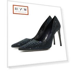 Текстильные туфли Cleo Crystal 105 Rene Caovilla