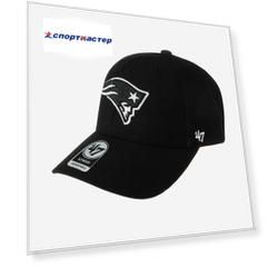 Бейсболка 47 BRAND F-MVP19WBV-BKW New England Patriots NFL (черный), Черный