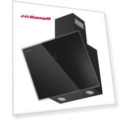 вытяжка MAUNFELD EAGLE 850 60 Glass Black наклонная, 60см, 850куб, черная
