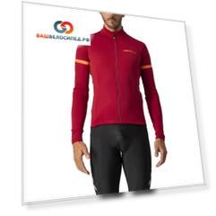Веломайка Castelli FONDO 2 FZ, длинный рукав, красный, 4521513 (Размер: XXL, Цвет: Красный)