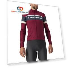 Веломайка Castelli PASSISTA, длинный рукав, бордовый, 4522522 (Размер: XXXL, Цвет: Бордовый)