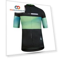 Веломайка GOBIK CX PRO UNISEX FIJI, короткий рукав, черный/зеленый, 10-01-001-174 (Размер: M, Цвет: Черный/зеленый)