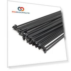Спицы велосипедные Vinca Sport, комплект, 14Gх276 мм, стальные, с ниппелем, черные, SP 276 black