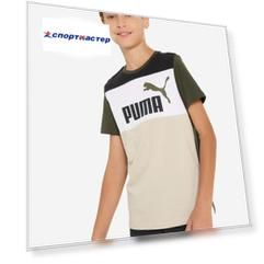 Футболка для мальчиков PUMA ESS+ Block, Зеленый