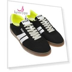 Кеды с двумя полосками, черные MSGM shoes