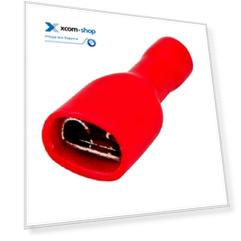 Клемма Rexant 08-0612 плоская полностью изолированная РППи-м 1.5-(6.3)/РпИмп 1,25-250 гнездо 6.6 мм 0.5-1.5 мм2
