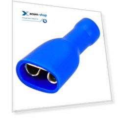 Клемма Rexant 08-0632 плоская полностью изолированная РППи-м 2.5-(6.3)/РпИмп 2-250 гнездо 6.6 мм 1.5-2.5 мм2