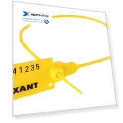 Пломба Rexant 07-6132 пластиковая номерная 350мм желтая