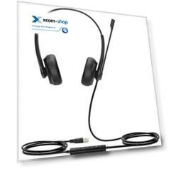 Гарнитура Yealink UH34 SE Dual UC Дуо, Проводная, HD звук, USB