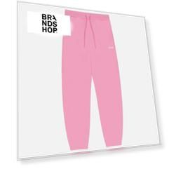 Женские брюки MSGM Micrologo Brushed, цвет розовый, размер S