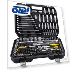 ЭВРИКА Набор инструмента 1*2"&1*4"&3*8"DR 6-гранный 216пр. ER-80216