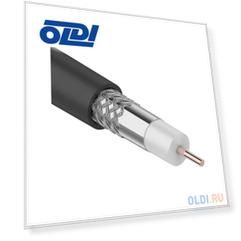 REXANT Кабель коаксиальный RG-6U, 75 Ом, CCS/Al/Al, 64%, бухта 100 м, черный OUTDOOR 01-2202