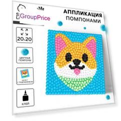 Картина помпонами