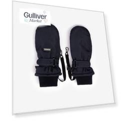 Варежки плащевые синие для мальчика Gulliver (12)