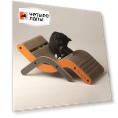 Petree Когтеточка-лежанка для кошек Шезлонг, 24,8х55,5 см