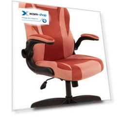 Кресло игровое Chairman game 55 7115875 Россия розов./бордо велюр Т26/Т28 пластик черный