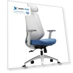 Кресло офисное Chairman CH580 7131366 серый пластик, серый/голубой