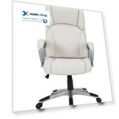 Кресло офисное Chairman CH665 7145942 экокожа, светло-бежевый