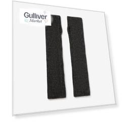 Перчатки-митенки из меланжевой пряжи серые GLVR (One size)