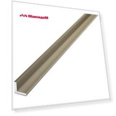 уголок алюминиевый шампань 10x10x1х1000мм