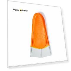 Ласты для бассейна TORRES F01, SWF012403OR, р. EU 33-35 (S), оранжево-серые