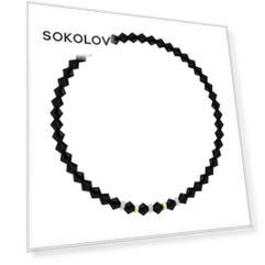 Браслет SOKOLOV из комбинированного золота с бриллиантами и кристаллами