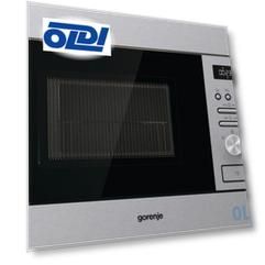 Встраиваемая микроволновая печь Gorenje BMI201AG1X 800 Вт нержавеющая сталь/черный