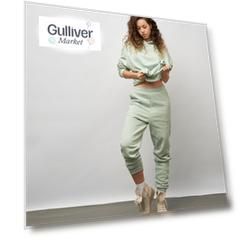 Джоггеры утепленные с поясом на резинке для женщины зеленые Jumkey (XL)