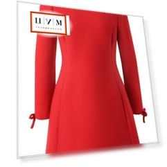Платье из шерсти и шелка Valentino