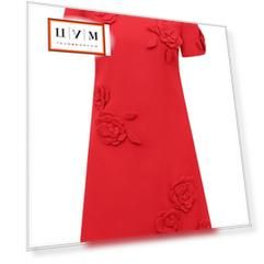 Платье из шерсти и шелка Valentino
