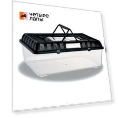 Naribo Фаунариум для мелких животных PC-420, 42x26x16 см, черный