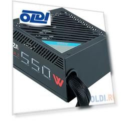 Блок питания Azza ATX 550W PSAZ-550W 80+ bronze (20+4pin) APFC 120mm fan 5xSATA RTL