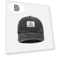 Кепка Alpha Industries Battlewash, цвет чёрный