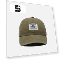 Кепка Alpha Industries Battlewash, цвет оливковый