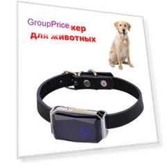 Gps трекер для животных ak32, с ошейником, точность до 10 м, акб 500 мач, серебристый