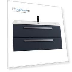Тумба под раковину Cezares Eco 100 см ECO-CER-N-1000-2C-SO-GR-P grafito